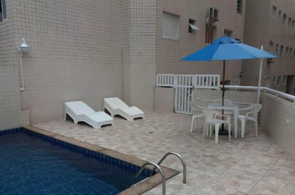 Apartamento Com Piscina! Sao Vicente  Luaran gambar